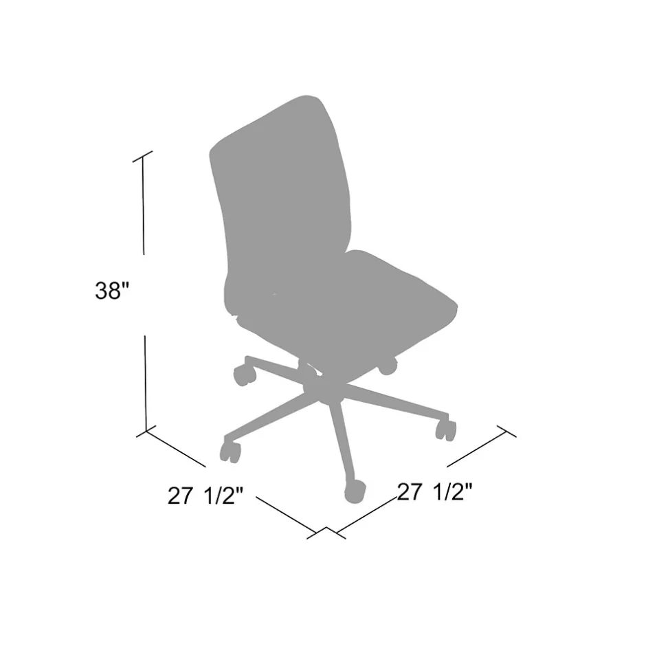 Best Boss Millennial Modern Faux Leather Computer and Desk Chair, Black (B330-BK) Office Chairs