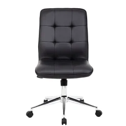 Best Boss Millennial Modern Faux Leather Computer and Desk Chair, Black (B330-BK) Office Chairs