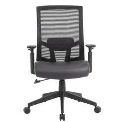 Sale Mesh/Vinyl Swivel Task Chair, Black (B6044AM-BK) Office Chairs