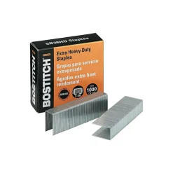 Bostitch 1" Length High Capacity Staples, Full Strip, 1000/Box (SB38HD-1M) Hot