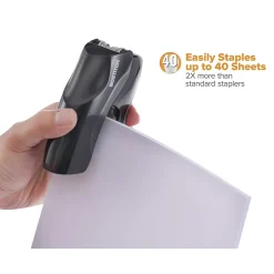 Bostitch Desktop Stapler, 40-Sheet Capacity, Staples Included, Black (B175-BLK) Hot