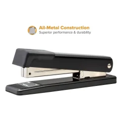 Bostitch Classic Metal Desktop Stapler, 20 Sheet Capacity, Black (B515BK)