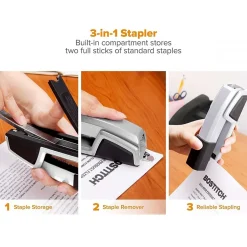 Bostitch Epic Desktop Stapler, 25-Sheet Capacity, Staples Included, (B777R-SLV) Silver Sale