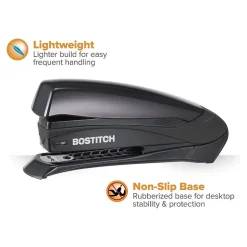 Bostitch Inspire Desktop Stapler, 20-Sheet Capacity, Staples Included, Black (1429-BLK) Clearance