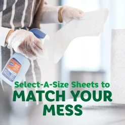 Paper Towels<Bounty Select-A-Size Double Roll Paper Towels, 2-ply, 90 Sheets/Roll, 12 Rolls/Pack (66541/06130)