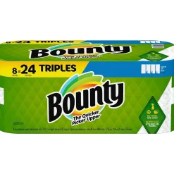 Paper Towels<Bounty Select-a-Size Paper Towels, 2-Ply, 135 Sheets/Roll, 8 Rolls/Pack (05661)