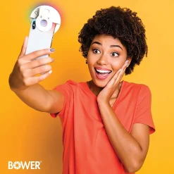 Bower RGB Clip-On Selfie LED Ring Light for Smartphones (WA-RGB250)