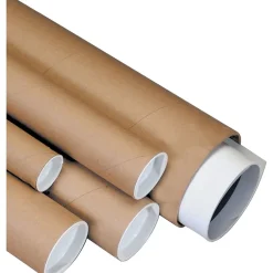 Partners Brand Box Partners Kraft Mailing Tubes, 4" x 42", 15/Case* Mailing Tubes