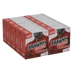 Brawny Professional D400 Cellulose Cleaning Wipers, 16.3