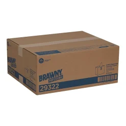 Brawny Professional H700 Fiberboard Cleaning Wipers, 12.5" x 9.1", White, 176 Wipers/Box, 10/Carton (29322)
