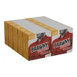 Brawny Professional H700 Fiberboard Cleaning Wipers, 12.5