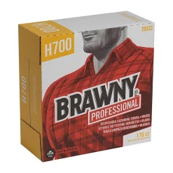 Brawny Professional H700 Fiberboard Cleaning Wipers, 12.5