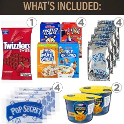 Variety Snack Packs<Break Box Dorm Room Survival Snack Box, 55 Items/Box (700-00014)