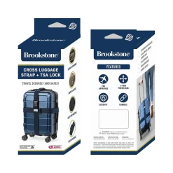 Brookstone 3-Digit Combination Lock, Blue (BSLS0001)