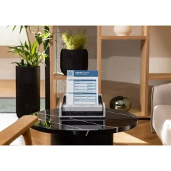 Portable Scanners<Brother ADS-1300 Compact Desktop Document Scanner, White/Black