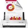 Scanners<Brother ADS-1200 Micro USB Duplex Document Scanner, White (ADS1200)