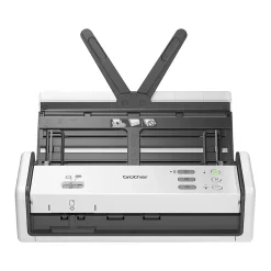 Portable Scanners<Brother ADS-1350W Duplex Portable Document Scanner, White/Black