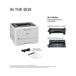 Black & White Printers<Brother HL-L5210DN Business Monochrome Laser Printer with Duplex Printing and Networking