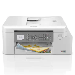 Color Printers<Brother INKvestment Tank MFC-J4335DW Wireless Color Inkjet Printer, All-In-One Supertank, Print, Scan, Copy, Fax