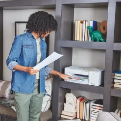 Color Printers<Brother INKvestment Tank MFC-J1205W Wireless Color Inkjet Printer, All-In-One Supertank, Print, Scan, Copy