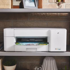 Color Printers<Brother INKvestment Tank MFC-J1205W Wireless Color Inkjet Printer, All-In-One Supertank, Print, Scan, Copy