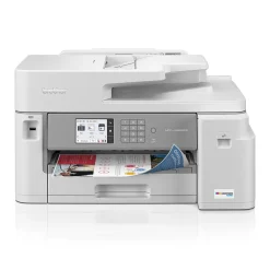 Color Printers<Brother INKvestment Tank MFC-J5855DW Wireless Color Inkjet Printer, All-In-One Supertank, Print, Scan, Copy, Fax