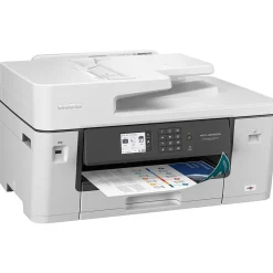 Color Printers<Brother MFC-J6540DW Color Inkjet All-in-One Print, Copy, Scan, Fax up to 11”x17” (Ledger) Size Paper