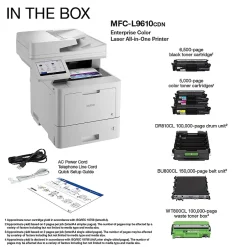 Color Printers<Brother MFC‐L9610CDN Enterprise Color Laser All‐in‐One Printer