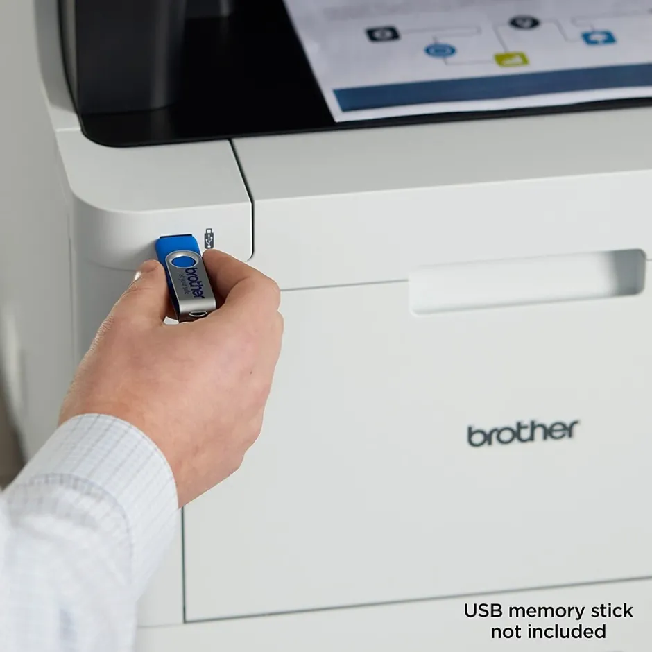 All-In-One Printers<Brother MFC‐L8905CDW Wireless Color Laser Printer, All-In-One, Print, Scan, Copy, Fax