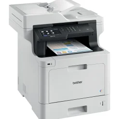 Color Printers<Brother MFC-L8900CDW Wireless Color Laser Printer, All-In-One, Print, Scan, Copy, Fax