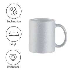 Color Printers<Brother Sublimation Printer and Craft Express Pro Easy Auto Mug Heat Press Bundle, 12 Blank Mugs