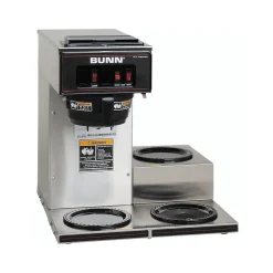 Coffee Makers<Bunn VP17-3 12-Cups Pourover Coffee Maker, Stainless Steel/Black (BUN01220)