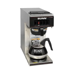 Coffee Makers<Bunn VP17-1 12-Cups Pourover Coffee Maker, Stainless Steel/Black (BUN01217)