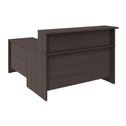 Best Arrive 60"W L Shaped Reception Desk with Shelf, (ARV003SG) L-Desks