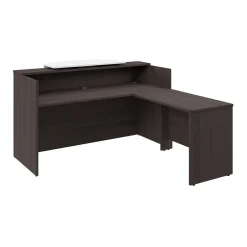 Discount Arrive 72"W L Shaped Reception Desk with Counter, (ARV009SG) L-Desks