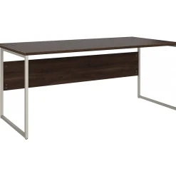 Clearance Hybrid 72"W Computer Table Desk with Metal Legs, (HYD172BW) Computer Desks