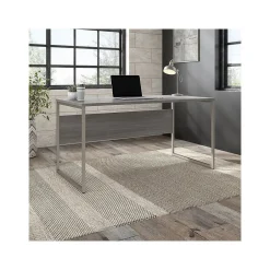 Best Hybrid 60"W Computer Table Desk with Metal Legs, (HYD360PG) Computer Desks