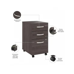 Discount Hybrid 3-Drawer Mobile Vertical File Cabinet, Letter/Legal Size, Lockable, (HYF216SGSU-Z) File Cabinets