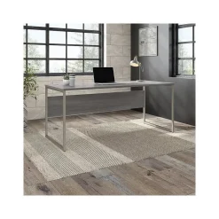 Outlet Hybrid 72"W Computer Table Desk with Metal Legs, (HYD373PG) Computer Desks