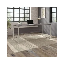 Best Hybrid 72"W Computer Table Desk with Metal Legs, (HYD373SG) Computer Desks