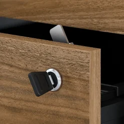 Jamestown 2-Drawer Vertical File Cabinet, Letter/Legal, Fresh Walnut/White, 23.66