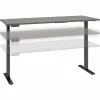 Sale Move 60 Series 72"W Electric Height Adjustable Standing Desk, Platinum Gray/Black (M6S7230PGBK) Standing Desks