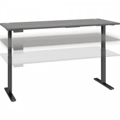 Sale Move 60 Series 72"W Electric Height Adjustable Standing Desk, Platinum Gray/Black (M6S7230PGBK) Standing Desks