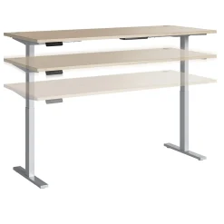 New Move 60 Series 72"W Electric Adjustable Standing Desk, (M6S7230NESK) Office Desks
