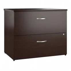 Outlet Office in an Hour 2 Drawer Lateral File Cabinet, Mocha Cherry (OIAH011MRSU) File Cabinets