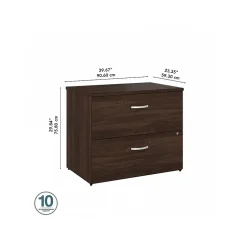 Clearance Studio C 2 Drawer Lateral File Cabinet, (SCF136BWSU) File Cabinets
