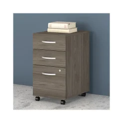 Clearance Studio C 3-Drawer Mobile Vertical File Cabinet, Letter/Legal Size, Lockable, (SCF216MHSU) File Cabinets
