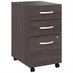 Studio A 3-Drawer Mobile Vertical File Cabinet, Letter/Legal Size, Lockable, (SDF216SGSU-Z) File Cabinets