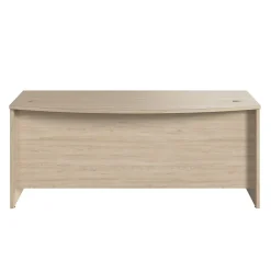 Outlet Bush Business Furniture Studio C 72"W Bow Front Desk, Natural Elm (SCD172NE) Computer Desks