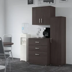 Universal 62" 3-Piece Modular Storage Set with 5 Shelves, Storm Gray (UNS005SG) Storage Cabinets